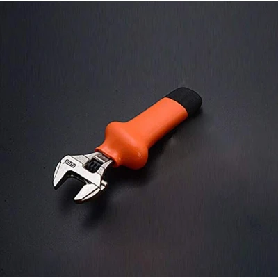 Image of Vogueing Tool Insulation Wrench 6&quot; 150MM Adjustable Spanner Soft Grip Wide Jaw Hand (Jaw Width Capacity:21MM)