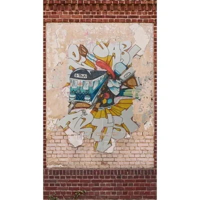 Image of Metropolitan Stories Mural Graffiti Train 392401