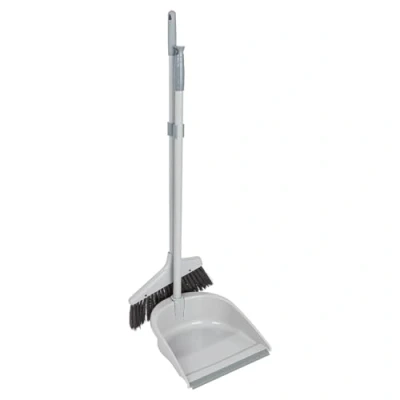 Image of Grey Dustpan &amp; Brush Set By Ashley