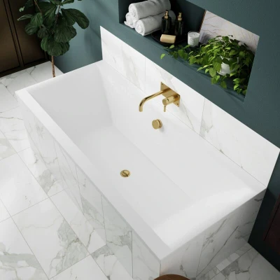 Image of Hudson Reed Eternalite Asselby Double Ended Bath 1700 x 700mm