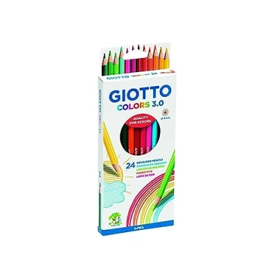 Image of GIOTTO Colors 3.0 Colouring Pencils Pack of 24 Assorted Colours