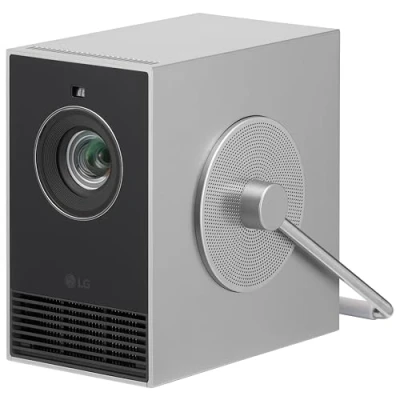 Image of LG CineBeam Q HU710PB 4K Smart Portable Projector with Auto Screen Adjustment, Focus, RGB Laser, Up to 154% DCI P3