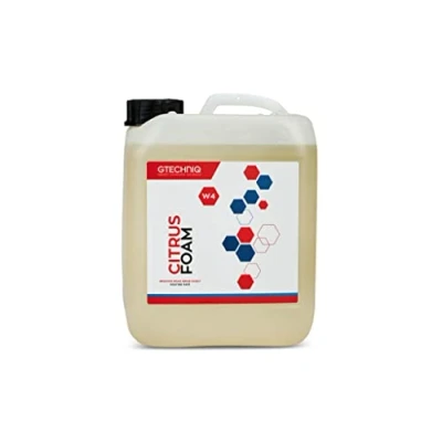 Image of Gtechniq Auto W4 Snow Foam Car Shampoo and Degreaser For Cars, 100% Biodegradable Non Caustic Pre Wash Wash, 5L