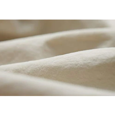 Image of L1NK STUDIO Flat sheet single bed 105 cm or 41&quot; inches (210X280 83&quot;X110&quot;) 100% cotton (Percale 200 threads) Plain dyed AVENA