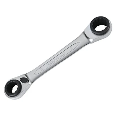 Image of Bahco S4RM 30 36 32/34 mm Quadruple Ratchet Wrench Set, Silver
