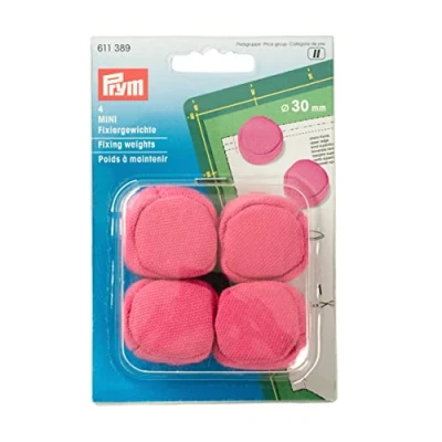 Image of Prym Fixing Weights, Cotton, Pink, 30 mm