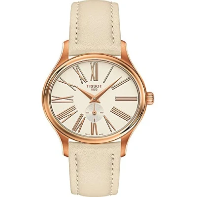 Image of Tissot Women&#039;s Analogue Swiss Quartz Watch with Leather Strap T1033103601300
