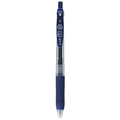 Image of 10 The Zebra Sarasa Clip 0.5mm Blue Black (japan import)