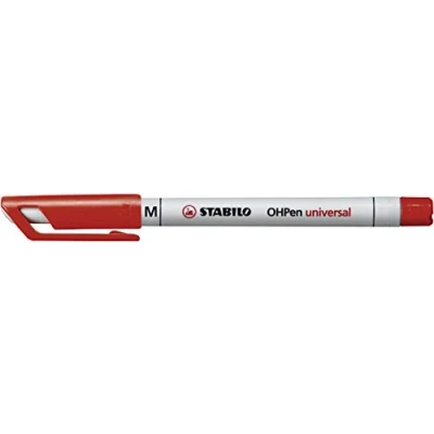 Image of Stabilo OHPen 853/40 Universal Medium Water Soluble Red