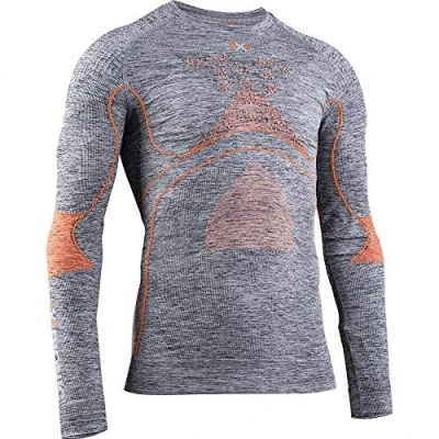 Image of X Bionic Men&#039;s Energy Accumulator 4.0 Long sleeve, G372 Grey Melange Orange, S