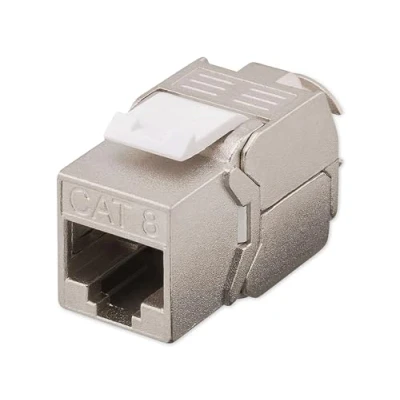 Image of Goobay 61129 Keystone Module CAT 8.1 STP / RJ45 Female up to 2 GHz 25 40GBase T/Network Cable Connector