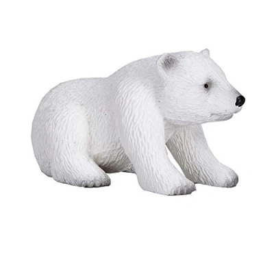 Image of MOJO Polar bear cub Sitting Wildlife Animal Model Toy Figure