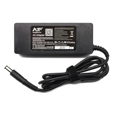 Image of AJP Genuine 90W AC Adapter For DELL STUDIO 1555 Laptop Battery Charger Power Supply With 7.4 X 5.0 MM Pin Size PSU Free UK Mains Cable+1 Year Warranty