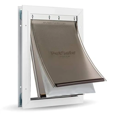 Image of PetSafe Extreme Weather Energy Efficient Aluminium Pet Door for Cats and Dogs Insulated Flap System Large