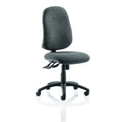 Image of Dynamic OP000040 Eclipse XL III Lever Task Operator Chair Without Arms Charcoal