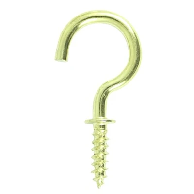Image of TIMCO Cup Hooks Round Electro Brass 25mm