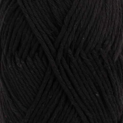 Image of Paris Garnstudio DROPS Knitting Aran 100% Cotton Yarn (15 Black) Multiple colours available