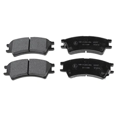 Image of 5810102A00, 5810102A00S1, 5810105A10 Brake pad set BLUE PRINT ADG04237 Front Axle with acoustic wear warning HYUNDAI: Amica / Atoz