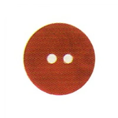 Image of Hemline Round Shell Effect Buttons 15mm Red (Pk5)