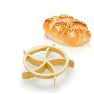Image of Bontannd 1pc Delicious Homemade Bread Rolls Cutter for Kaiser Line Mould Kitchen Pastry Baking Tools