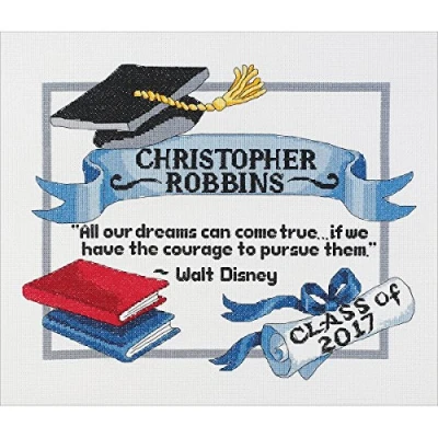 Image of Janlynn Graduation Dreams Counted Cross Stitch Kit