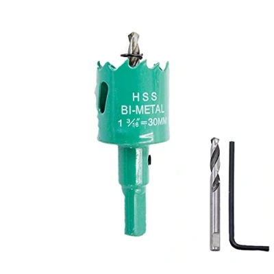 Image of 30mm Hole Saw LAIWEI cutterhole cutter,1.18 Inch HSS Annular Cutter Drill Bit,holes in wood,gypsum board,aluminum profiles, PVC and other materials(1 3/16&quot;)