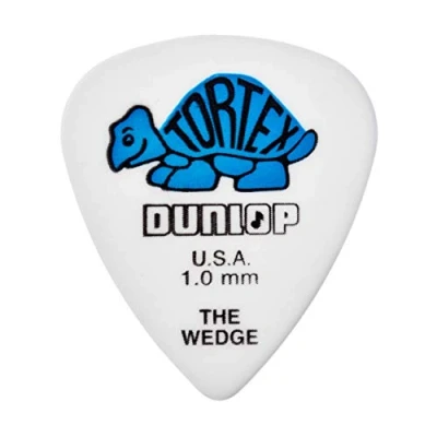Image of Jim Dunlop 424P1.0 Tortex Wedge Guitar Pick (Pack of 12)