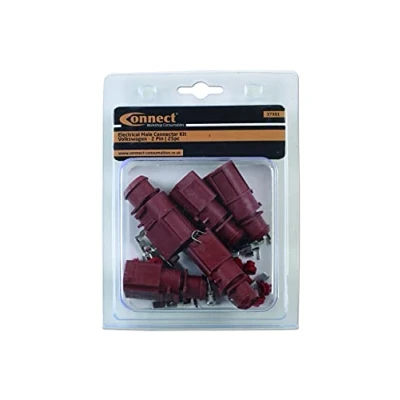 Image of Connect 37391 VW Electrical Male Connector 4.8mm 2 Pin Kit 25pc