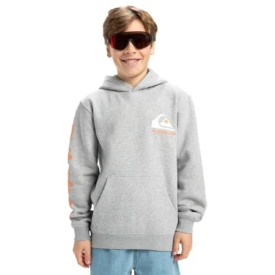 Image of Quiksilver Fleece sweater OMNI LOGO HOODIE Youth Grey 12
