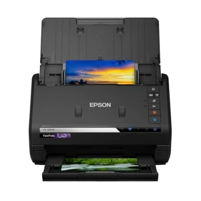 Image of Epson FastFoto FF 680W Wireless High Speed Photo and Document Scanning System