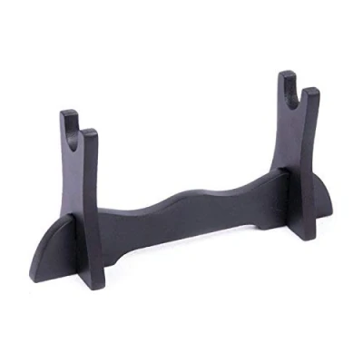 Image of Martial Arts Supply 8&quot; Mini Wood Samurai Sword Katana Wakizashi Tanto Holder Stand Dispaly 1 Layer