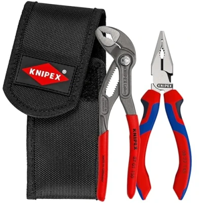 Image of Knipex Mini pliers set in belt tool pouch 2 parts 00 20 72 V06
