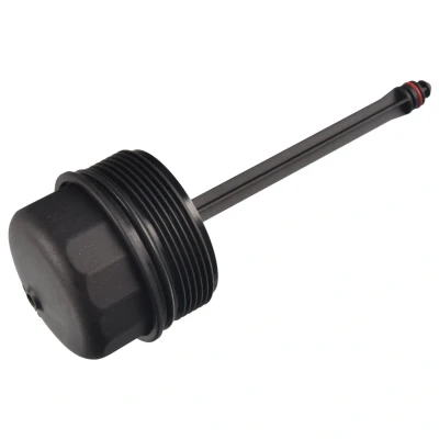 Image of 038115433, 38115433 Cover, oil filter housing FEBI BILSTEIN 180440 85mm with seal ring AUDI: A3 Hatchback, A4 B7 Saloon, B6/B7 Convertible