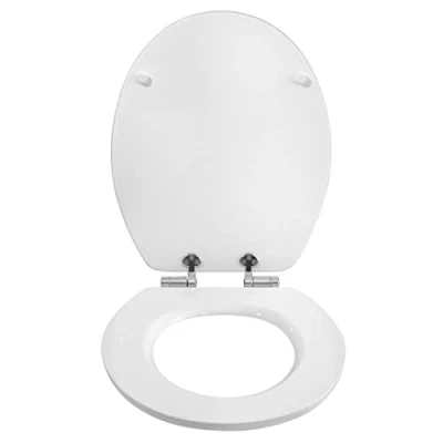 Image of WOLTU Wooden Toilet Seat, Soft Close Seat,Premium Loo Seat with Strong Hinge Ideal for Standard
