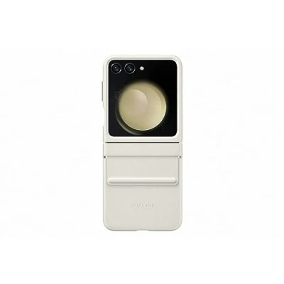 Image of Samsung Leren Back Cover Beige Galaxy Z Flip 5