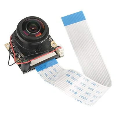 Image of Garosa 5 Million Pixels Camera Module Automatic IR Cut Switching Day/Night Vision Video OV5647 Sensor Webcam for Raspberry Pi B 3/2(Without Fill Light),Development Kits and Boards