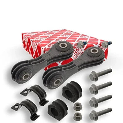 Image of 1J0411314T, 1J0411314TS2 Repair Kit, stabilizer suspension FEBI BILSTEIN 40089 Front Axle Left, Right with coupling rod VOLKSWAGEN: Golf 4