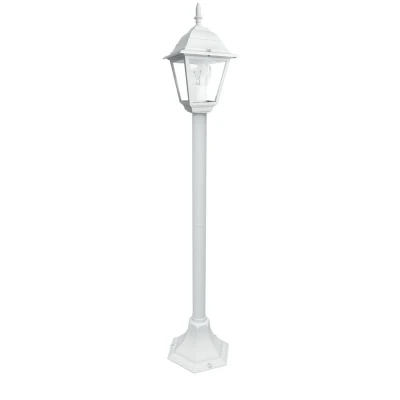 Image of ROMA Outdoor 104cm Bollard White, IP44 104x21cm