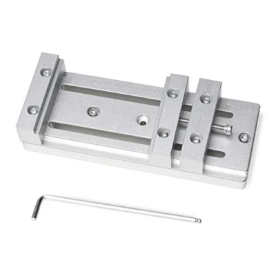 Image of Mini Low Profile Bench Vise Workholding Clamp Work Table for FoxAlien Masuter Pro, 4040, 4040 XE, WM3020 CNC Router Machines
