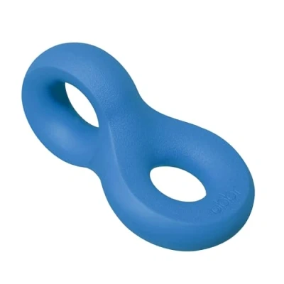 Image of Ubbi Chew Toy for Medium to Large Dog Breeds, Durable Natural Rubber, Blue