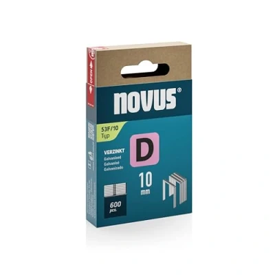Image of Novus Tools 042 0790 Flat Wire Clamp D Staple Type 53F, Grey, 10 mm