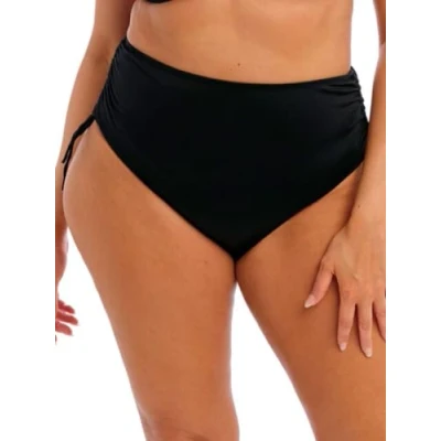 Image of Elomi Swim Plain Sailing High Waist Adjustable Sides Bikini Briefs (22, Black)