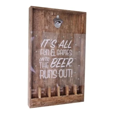 Image of Wall Hanging Bottle Top Drinking Game Party Fun