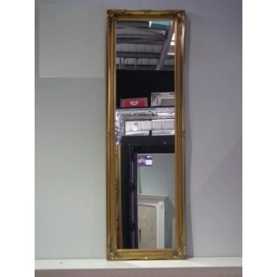 Image of Full Length Antique GOLD Dressing/Hall Mirror complete with Premium Quality Pilkington&#039;s Glass Overall Size: 49 inches x 16 (40cm 124cm)