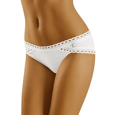 Image of Wolbar Women&#039;s Briefs Cotton Soft Knickers 3514 Limited Edition, White,M