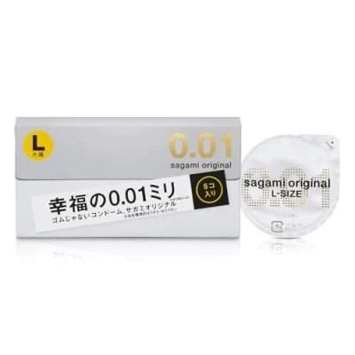 Image of Sagami Original 0.01 Large Size PU Condom