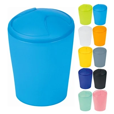 Image of Spirella Move Polypropylen Laundry Bin, Frosty Blue