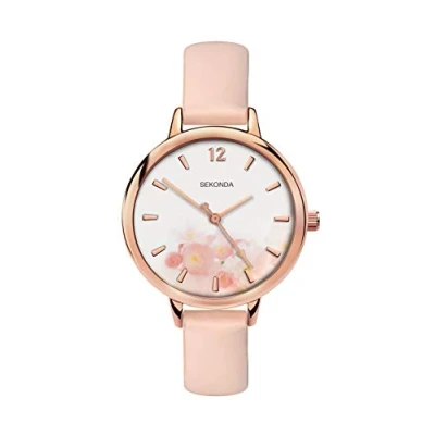 Image of Sekonda Watches Womens Quartz Watch, Analogue Classic Display and PU Strap 2624.27