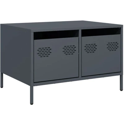 Image of vidaXL TV Cabinet Anthracite 68x50x43.5 cm Cold rolled Steel