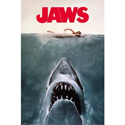 Image of GB eye Jaws Key Art 61 x 91.5cm Maxi Poster